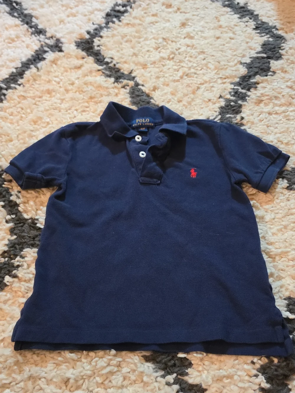 Ralph Lauren Kids Navy Polo with Red Pony